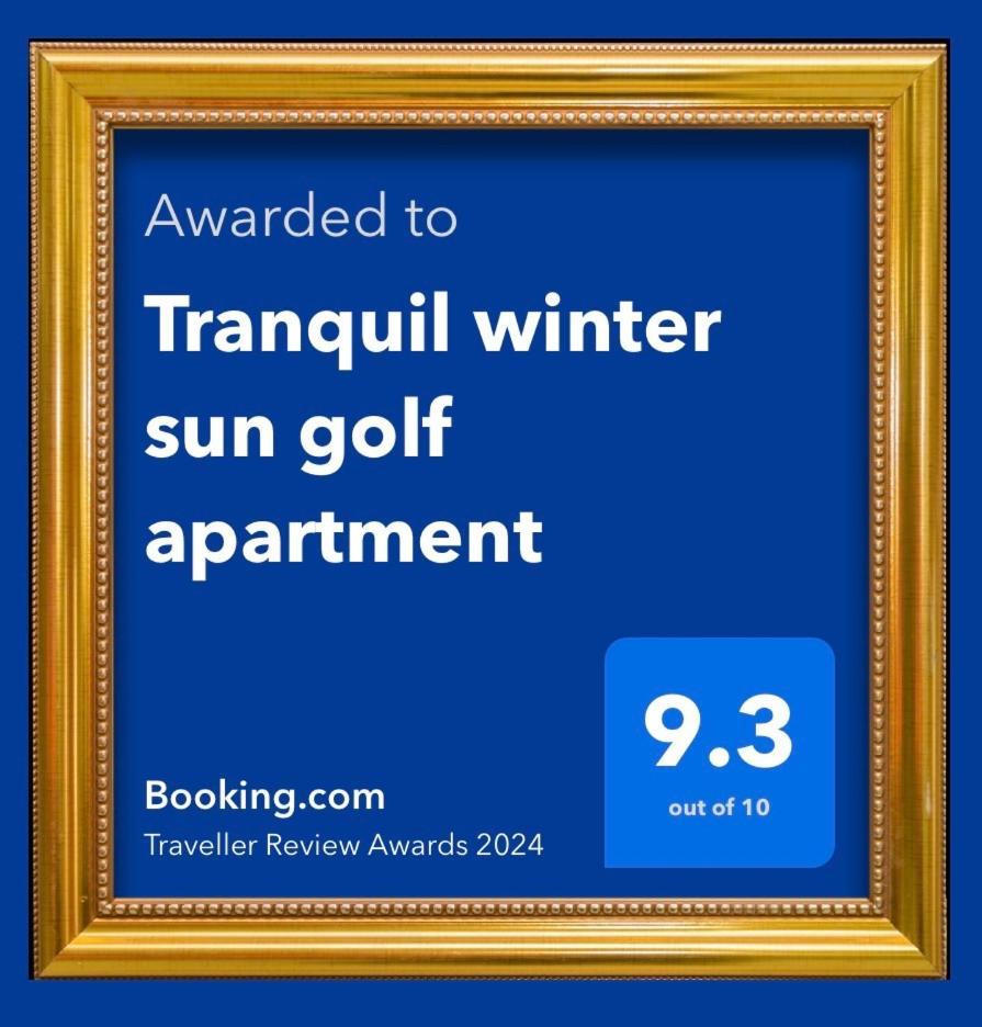 Tranquil Self Catering Golf Course Apartment Alicante Eksteriør bilde